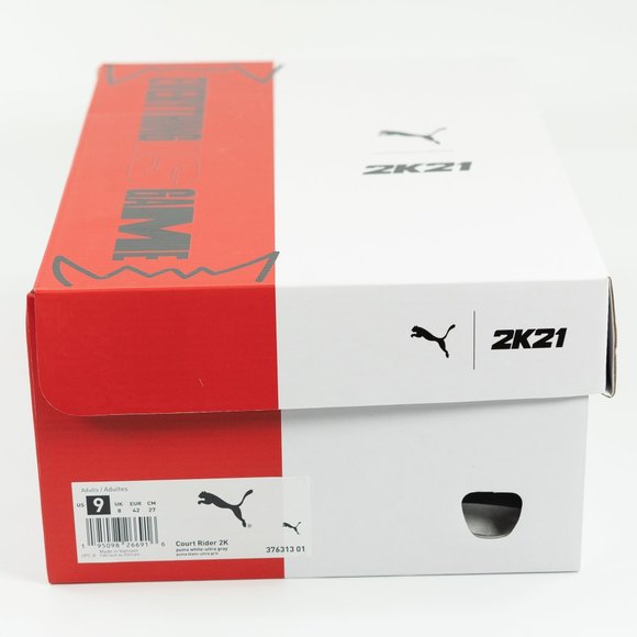 Puma Court Rider 2k \'White Ultra Grey\' 376313-01 Basketball Sneakers NBA WNBA main image 4